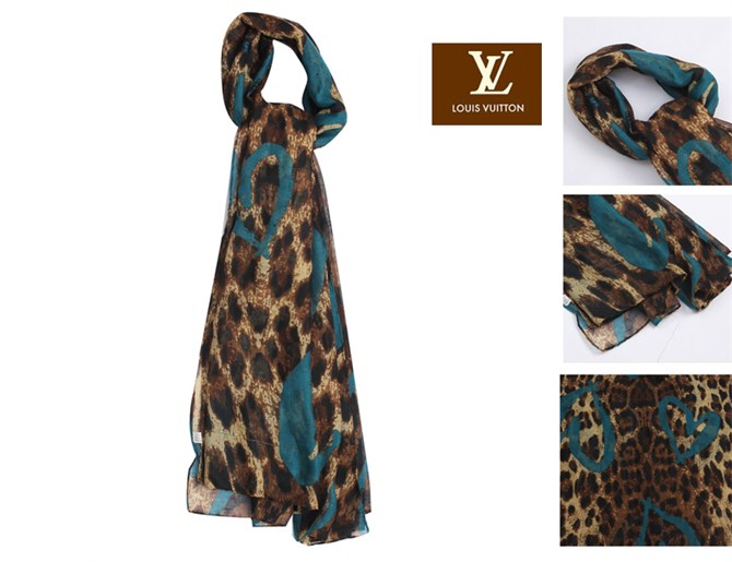 Louis Vuitton Stephen Sprouse Tiger Print Metallic Stole Scarf Dust Bag  Included